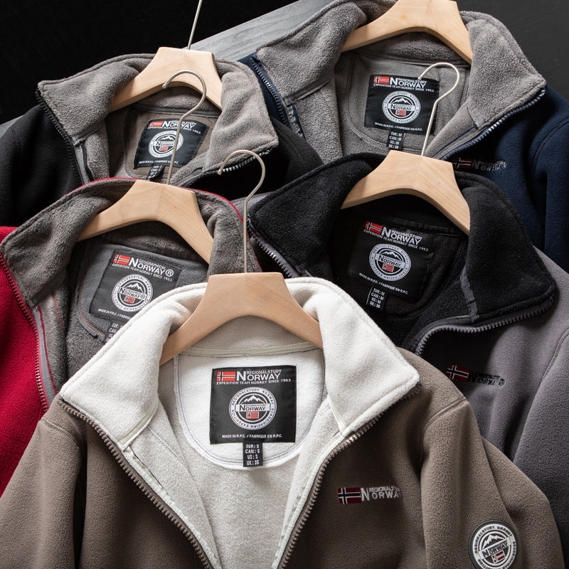 Double-Layer Fleece Hooded Jacket (50% OFF＆Free Shipping)