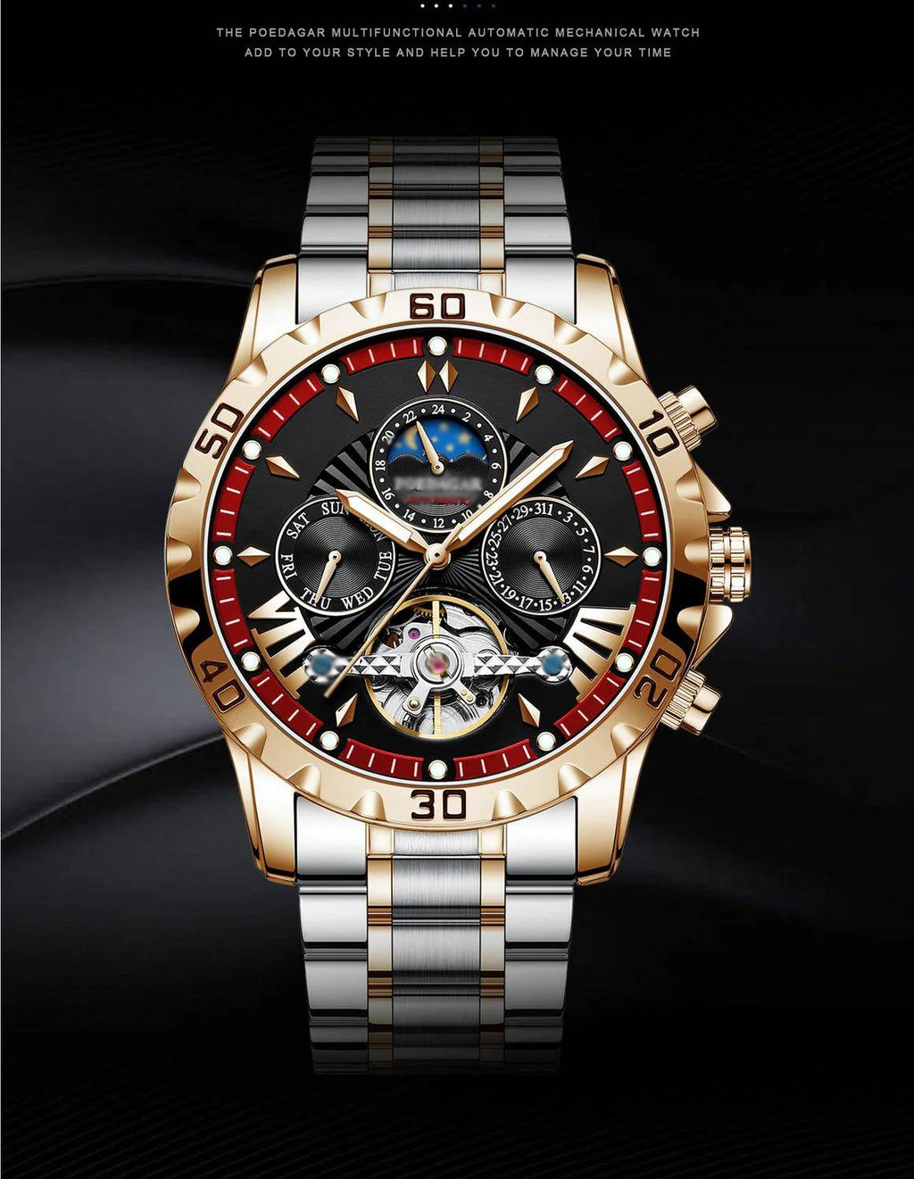⌚Swiss Brand New Waterproof Automatic Mechanical Watches