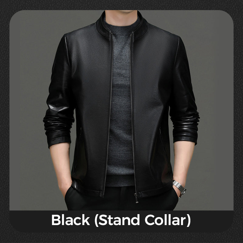Men's Tough Style Leather Jacket