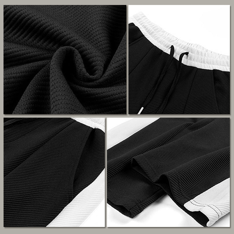 Men's Outfit Casual 2 Piece Contrast Sports Jogging Tracksuits Set