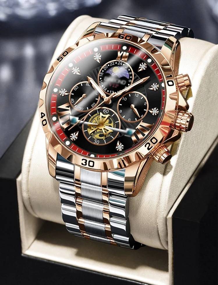 ⌚Swiss Brand New Waterproof Automatic Mechanical Watches