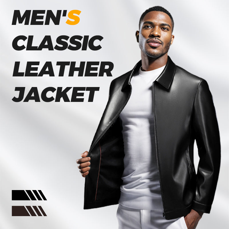 Men's Tough Style Leather Jacket