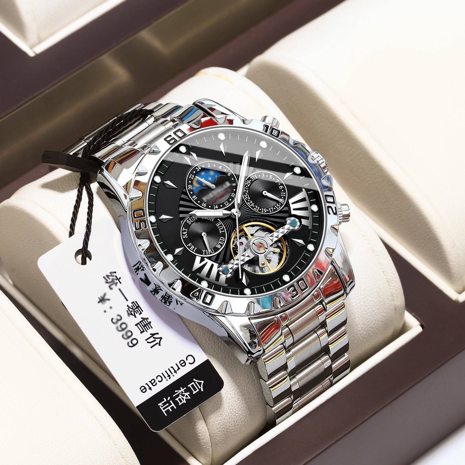 ⌚Swiss Brand New Waterproof Automatic Mechanical Watches