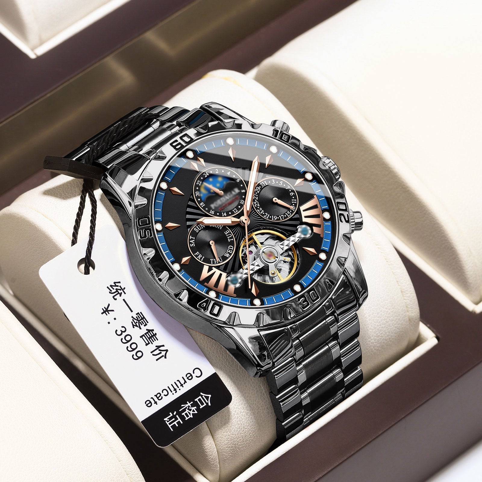 ⌚Swiss Brand New Waterproof Automatic Mechanical Watches