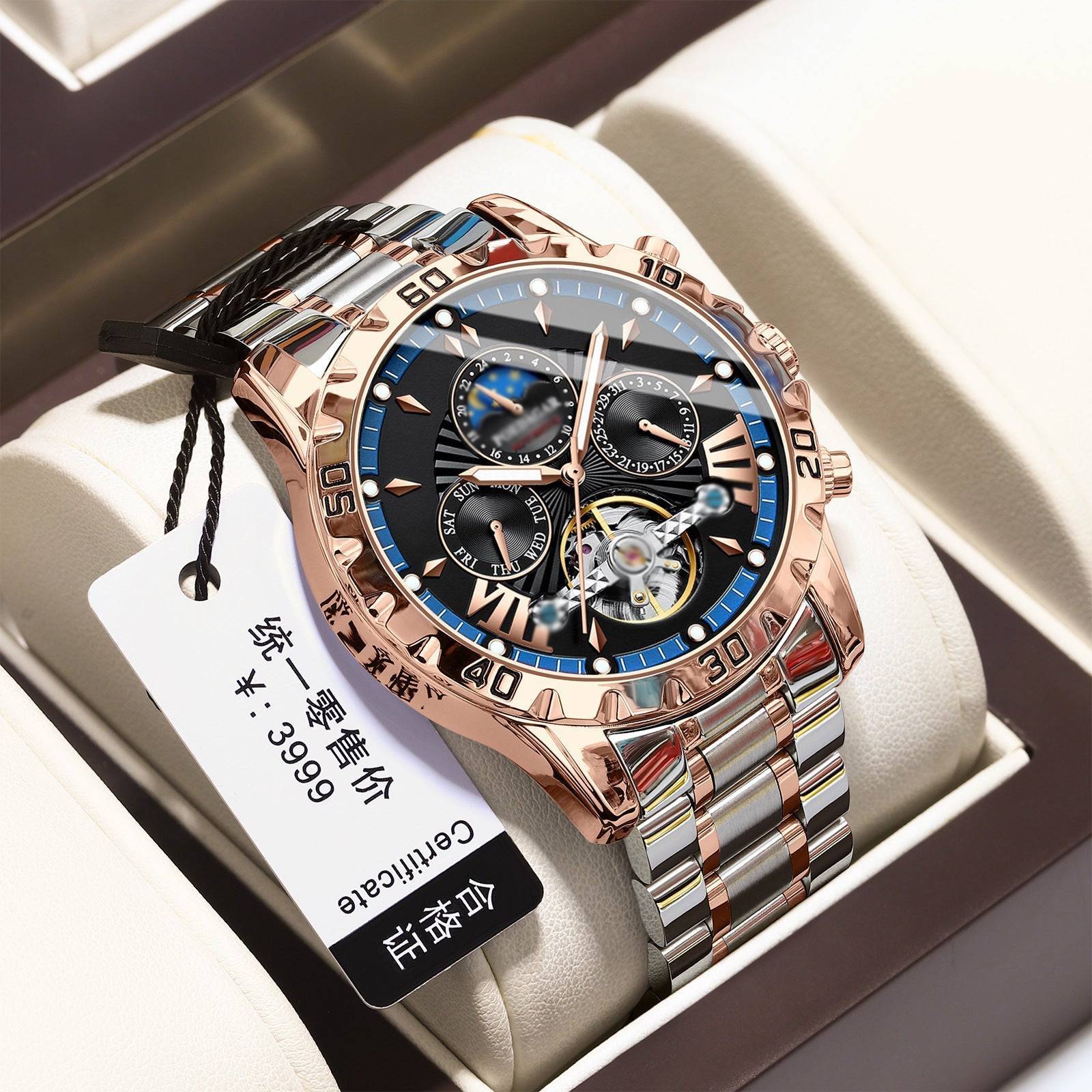 ⌚Swiss Brand New Waterproof Automatic Mechanical Watches