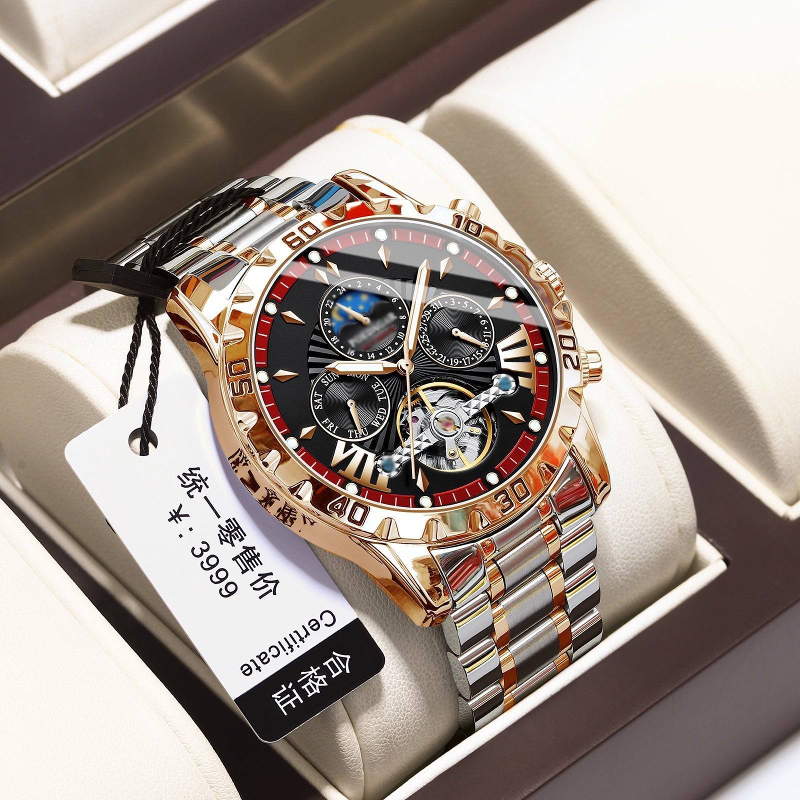⌚Swiss Brand New Waterproof Automatic Mechanical Watches