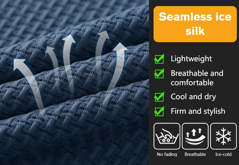 🔥END OF SEASON SALE 50% OFF🔥Ice Silk Men's Shirt