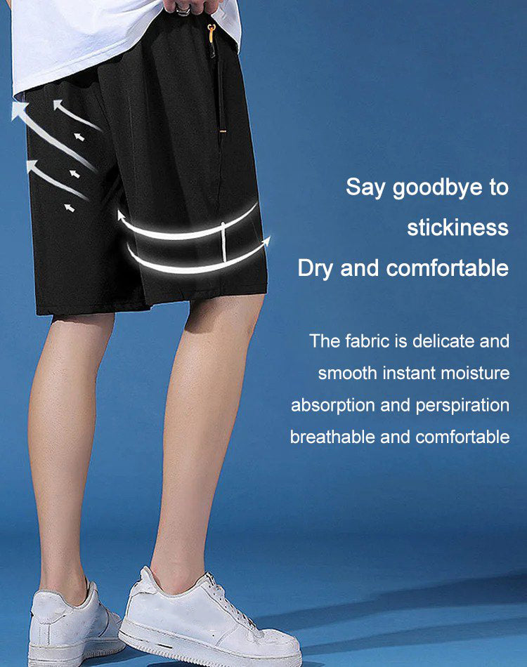 Hot Sale 50%OFF🔥Unisex Ice Silk Quick Drying Stretch Shorts