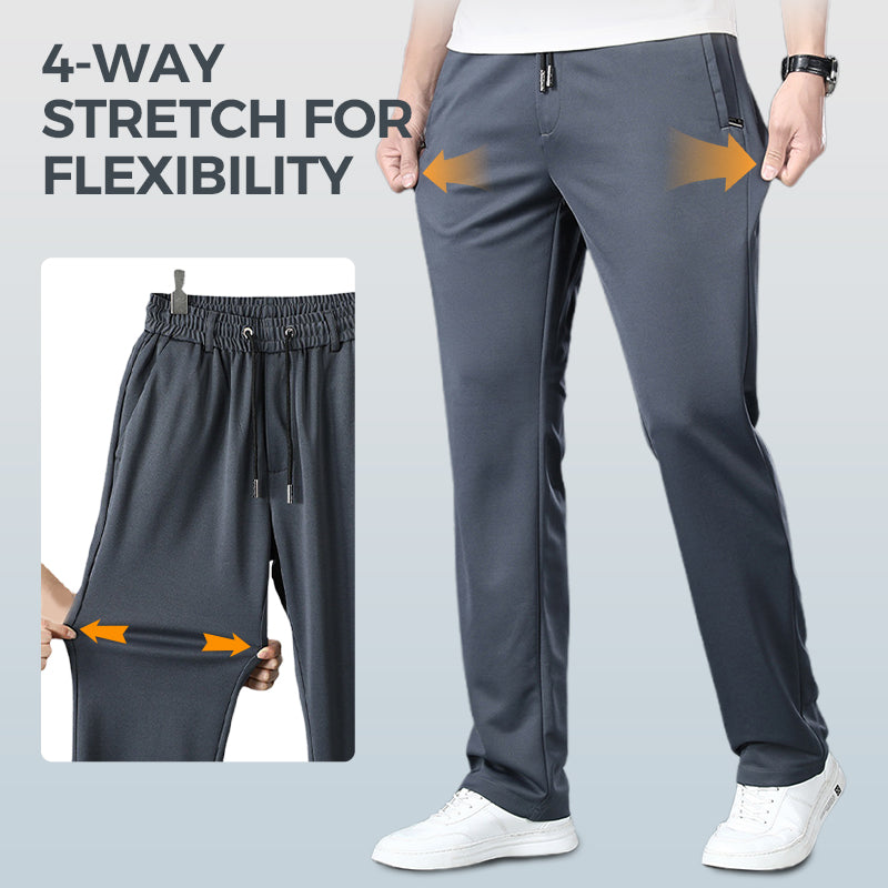 MEN'S STRAIGHT ANTI-WRINKLE CASUAL PANTS — 🍂Autumn Sale 50% Off