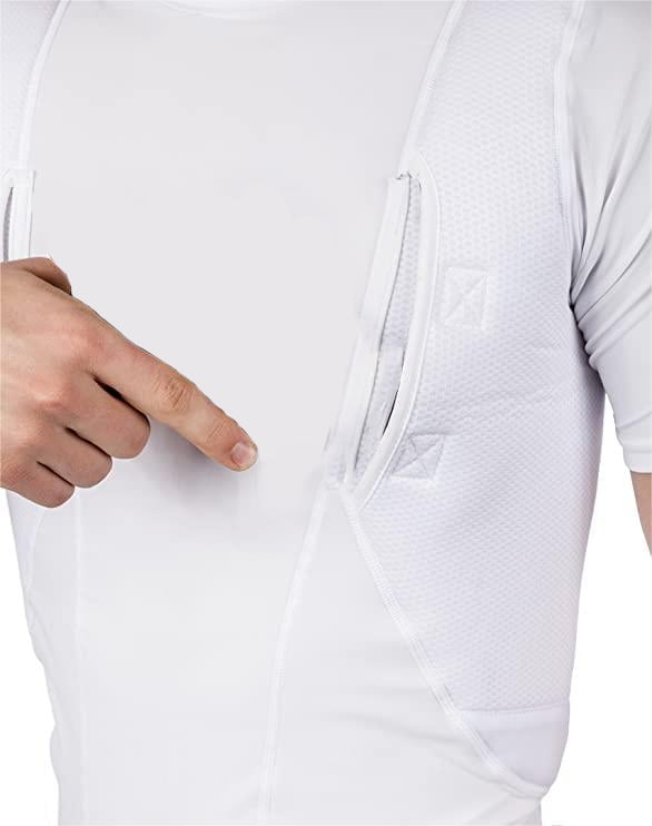 MEN'S CONCEALED LEATHER HOLSTER T-SHIRT (BUY 2 FREE SHIPPING)