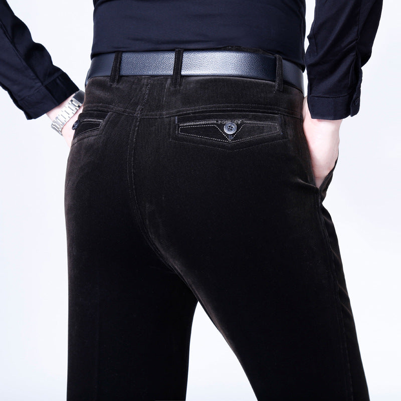 Men's Stretchy Corduroy Straight Long Pants—buy 2 free shipping