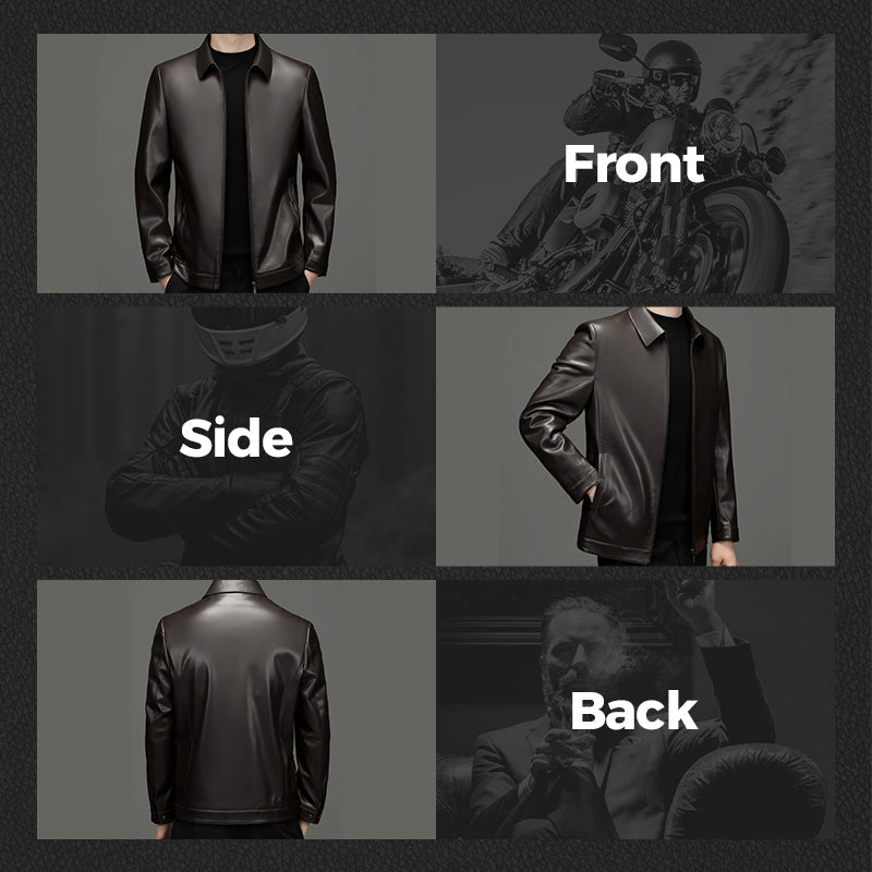 Men's Tough Style Leather Jacket