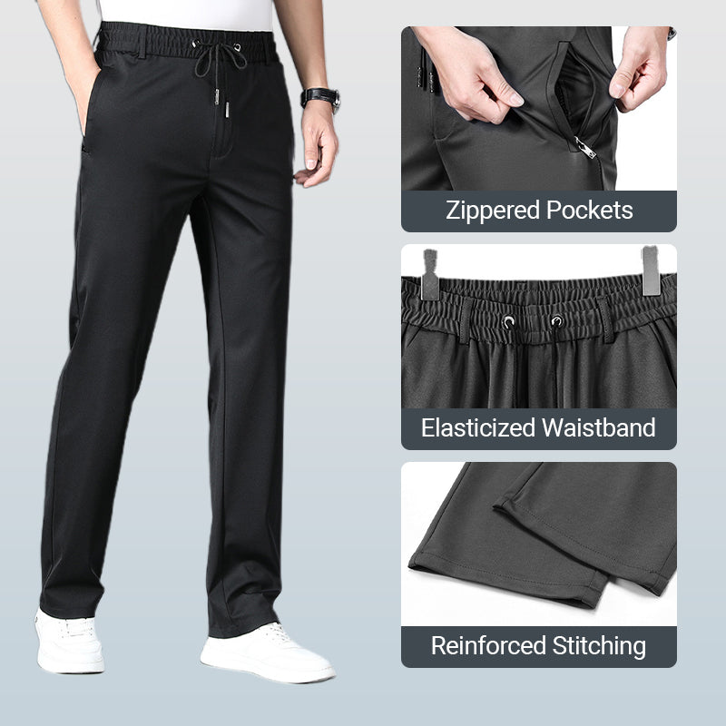 MEN'S STRAIGHT ANTI-WRINKLE CASUAL PANTS — 🍂Autumn Sale 50% Off