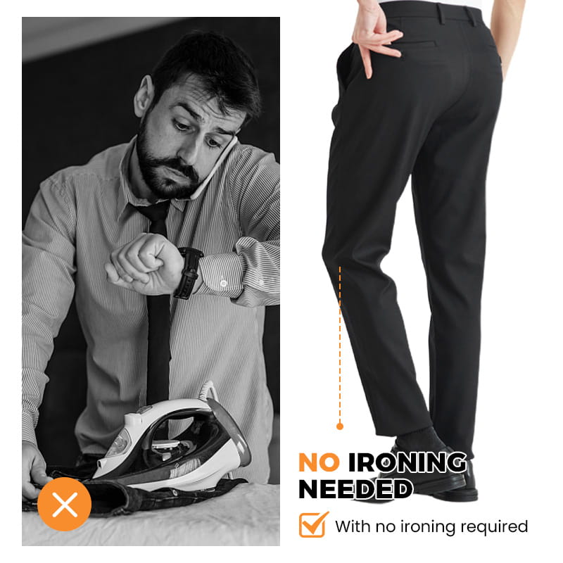 👑Fliwos® Men's  Stretch Iron-free Dress Pants