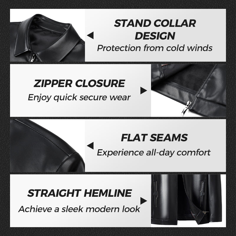 Men's Tough Style Leather Jacket