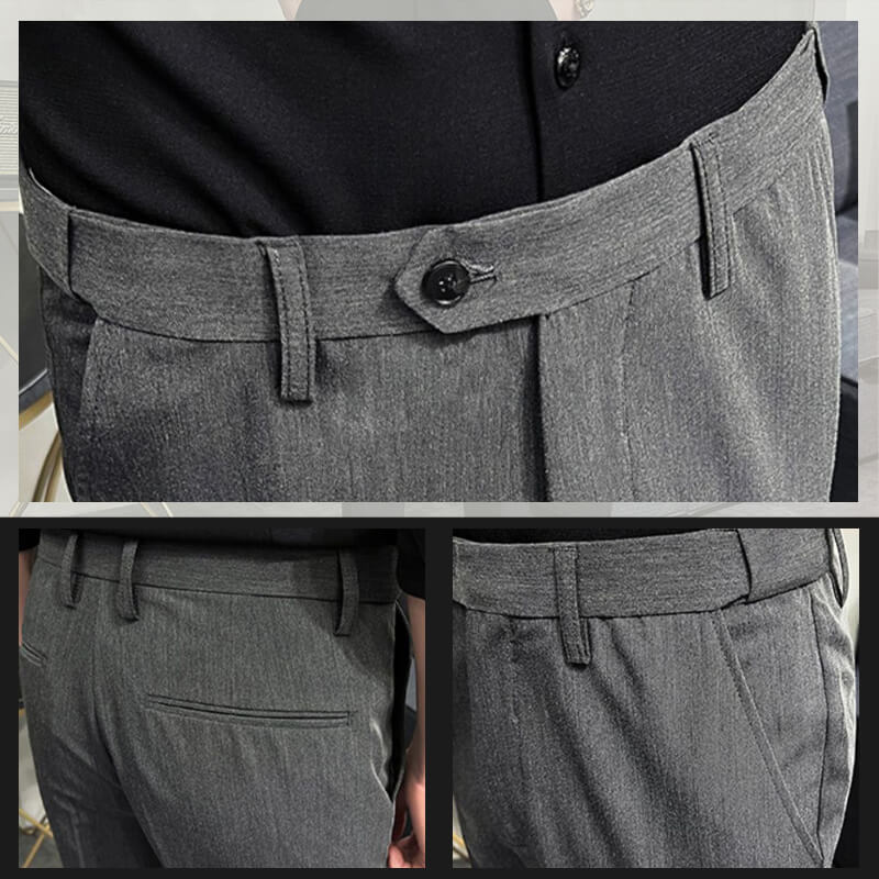 Solid Slim Fit Formal PANTS — 🍂Autumn Sale 50% Off