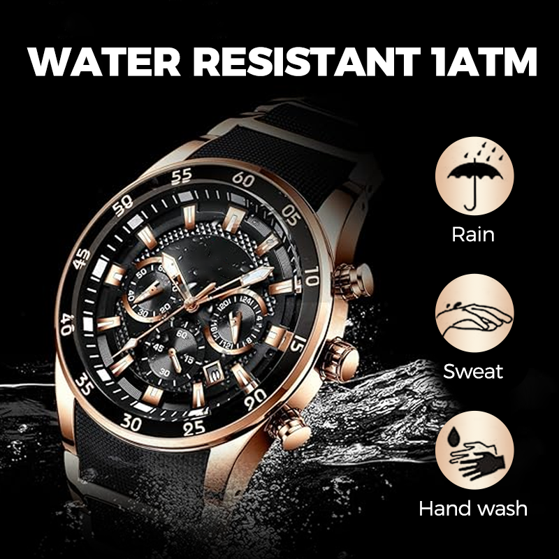 💎Men's Waterproof Multifunctional Quartz Watch