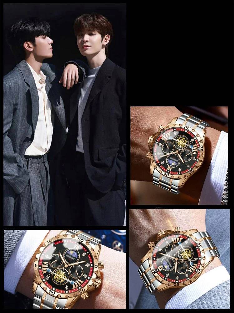 ⌚Swiss Brand New Waterproof Automatic Mechanical Watches