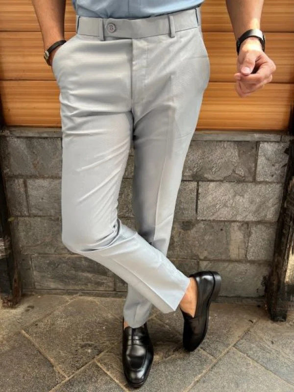 Solid Slim Fit Formal PANTS — 🍂Autumn Sale 50% Off