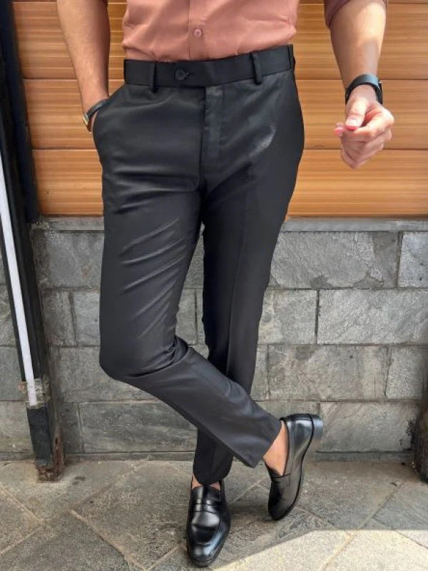 Solid Slim Fit Formal PANTS — 🍂Autumn Sale 50% Off