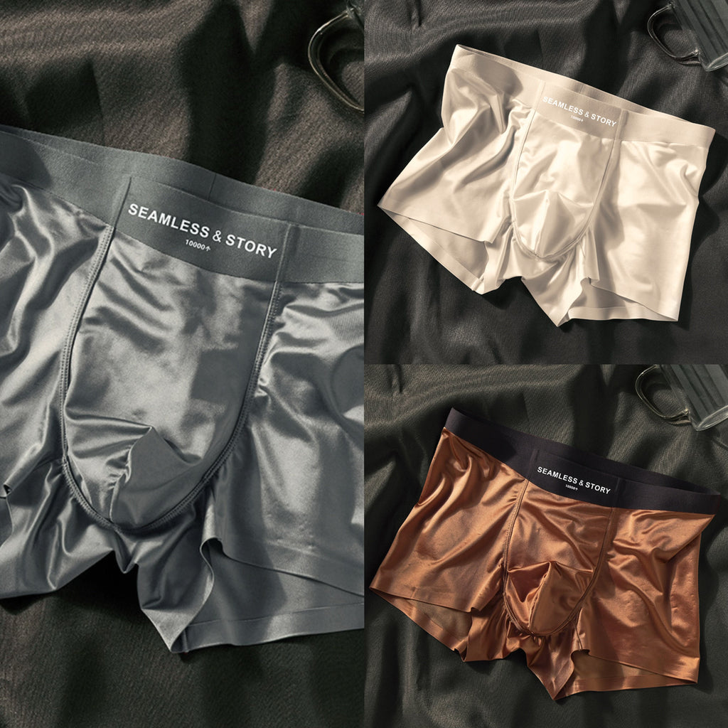 🎉2025 New Arrival 50% OFF🔥Men's Satin Ice Silk Briefs