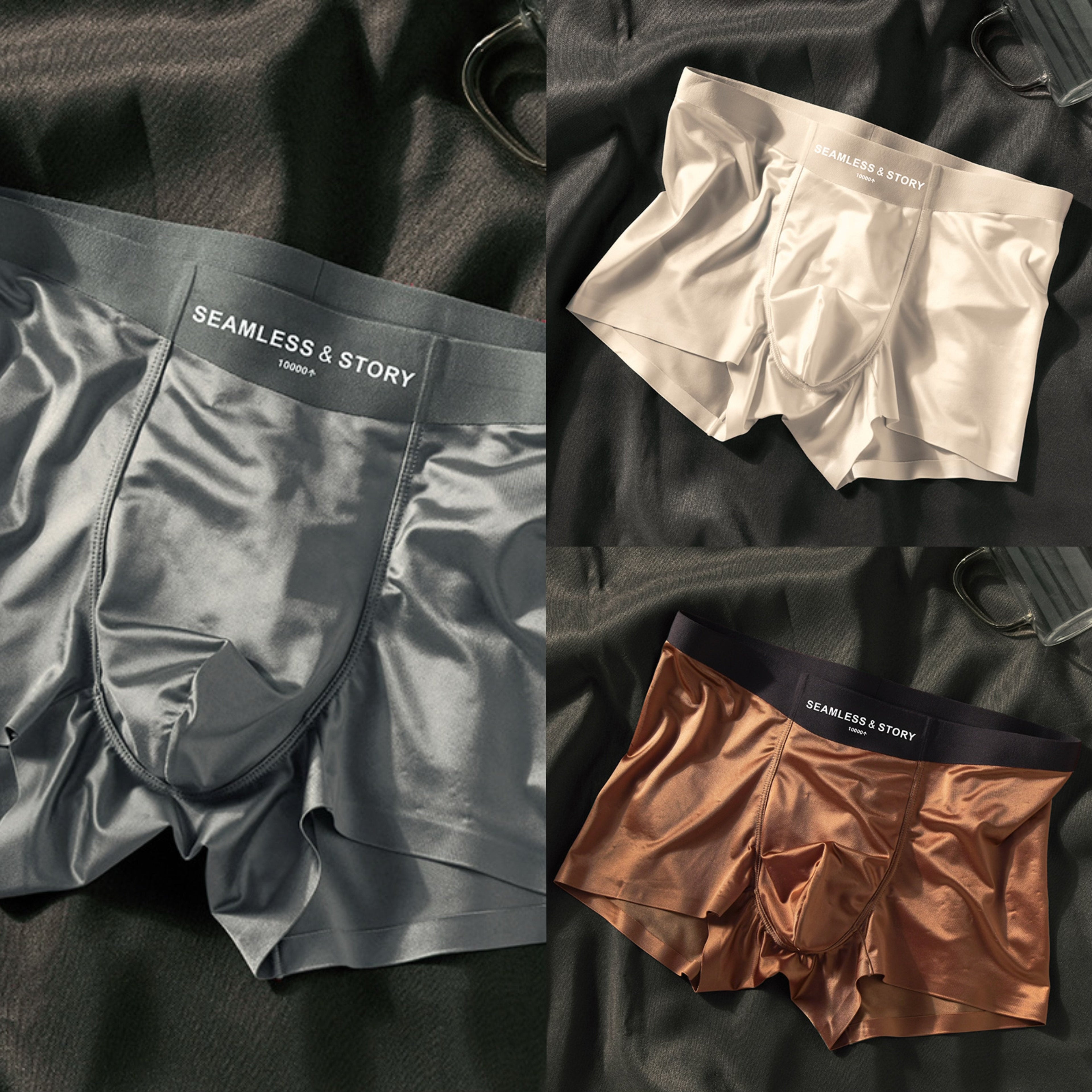 🎉2025 New Arrival 50% OFF🔥Men's Satin Ice Silk Briefs