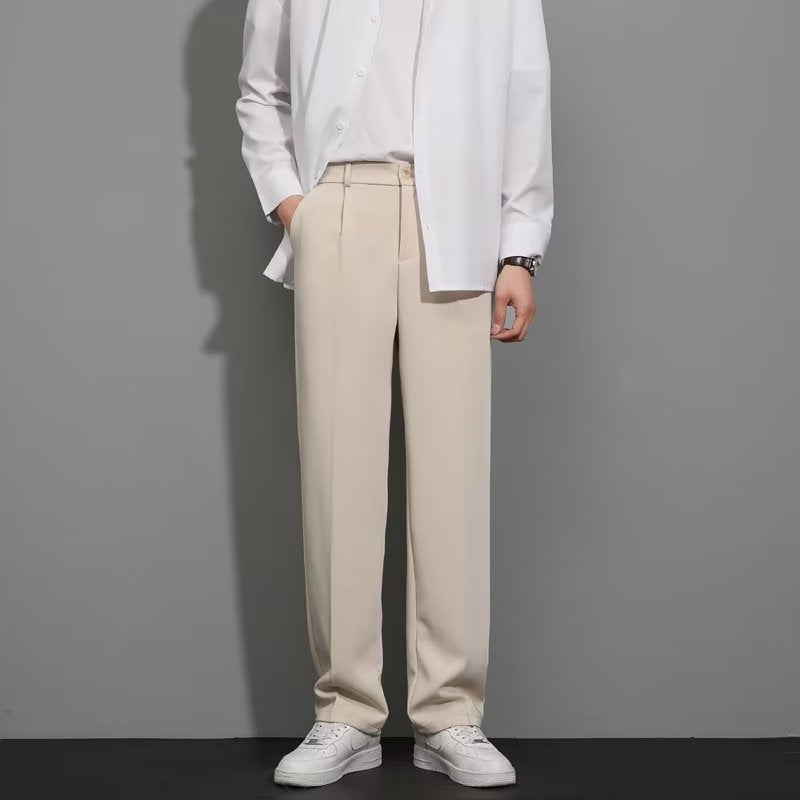 ICE SILK STRAIGHT LEG PANTS👖