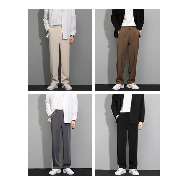 ICE SILK STRAIGHT LEG PANTS👖