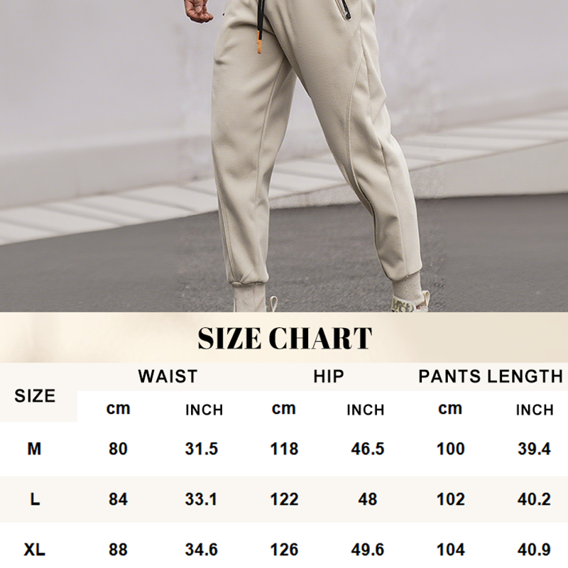 Men’s Sporty Loose Fit Pants With Drawstring