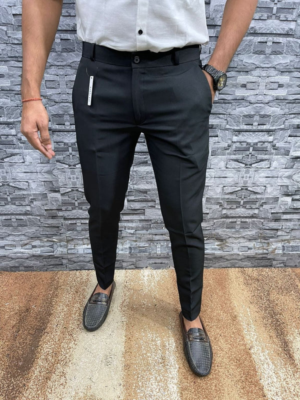 Solid Slim Fit Formal PANTS — 🍂Autumn Sale 50% Off