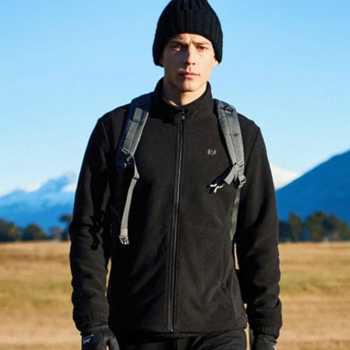 🎁【A Warm Gift in Winter】 Men's Lightweight Full Zip Outdoor Casual Soft Fleece Jacket