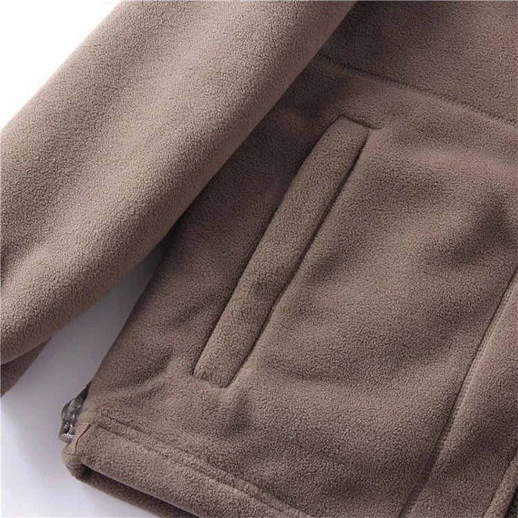 Double-Layer Fleece Hooded Jacket—Free Shipping＆50% OFF