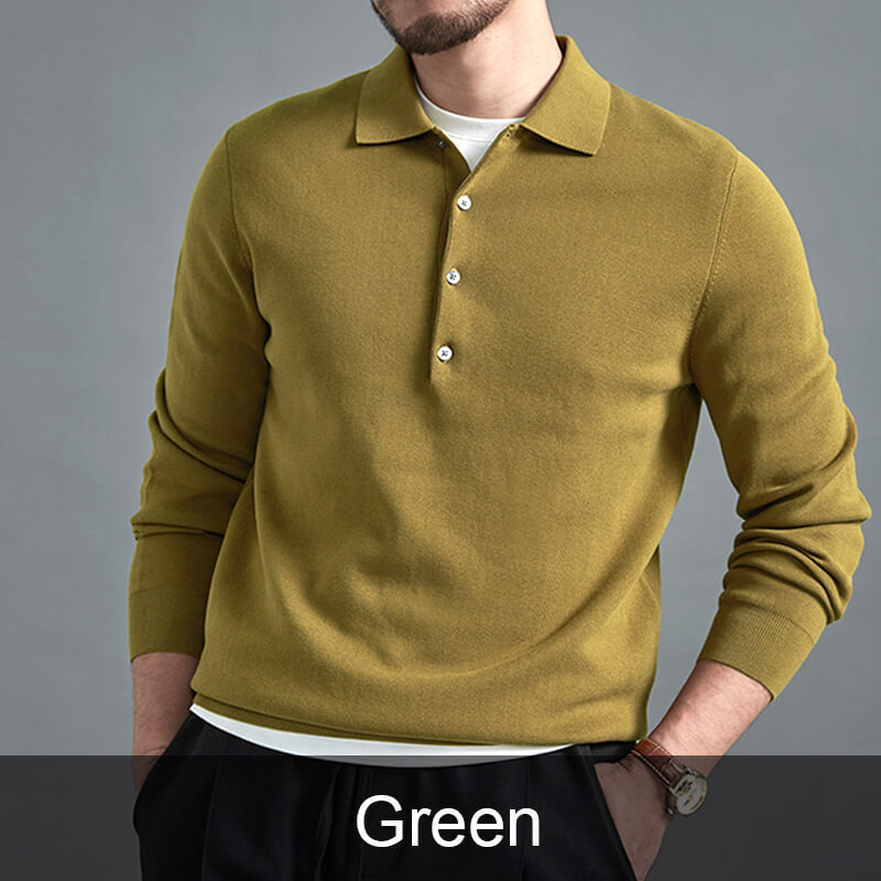 Elegant simple stylish knitted sweater cardigan