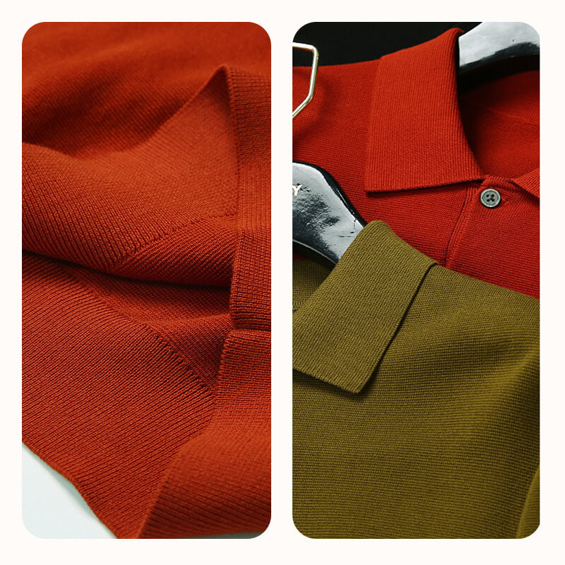 Elegant simple stylish knitted sweater cardigan