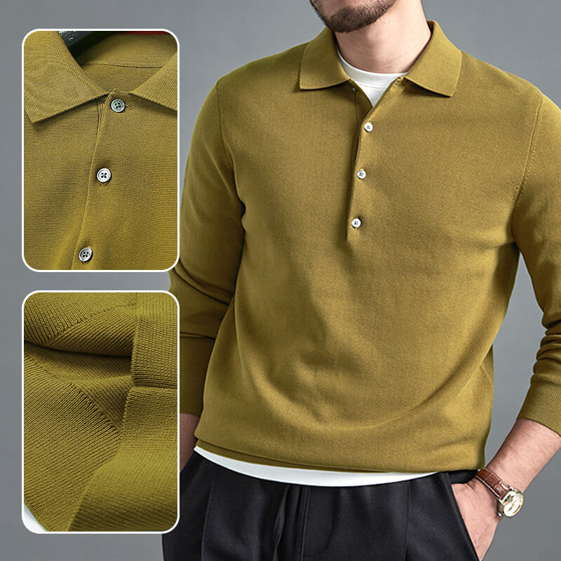 Elegant simple stylish knitted sweater cardigan