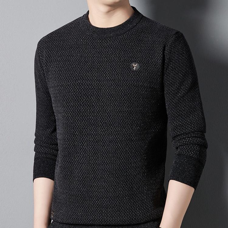 Men's Warm Cozy Lined Crewneck Top