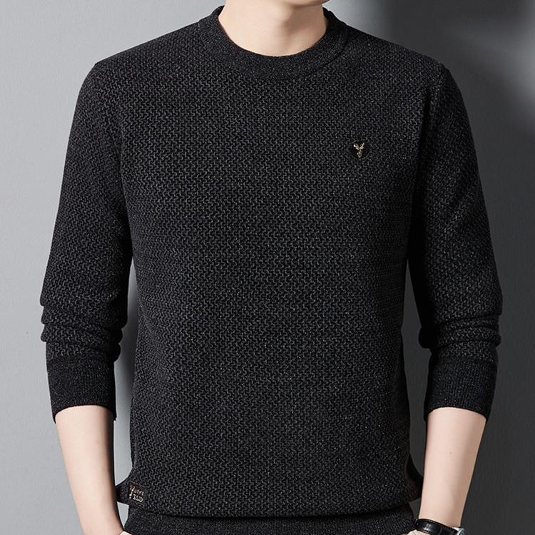 Men's Warm Cozy Lined Crewneck Top