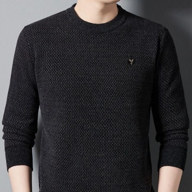 Men's Warm Cozy Lined Crewneck Top