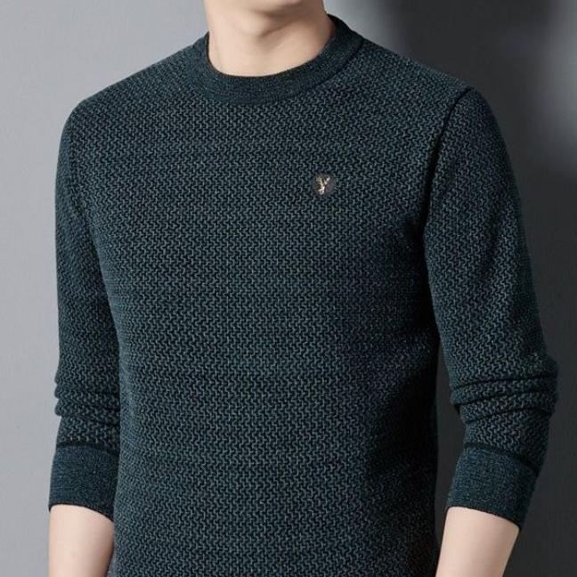 Men's Warm Cozy Lined Crewneck Top