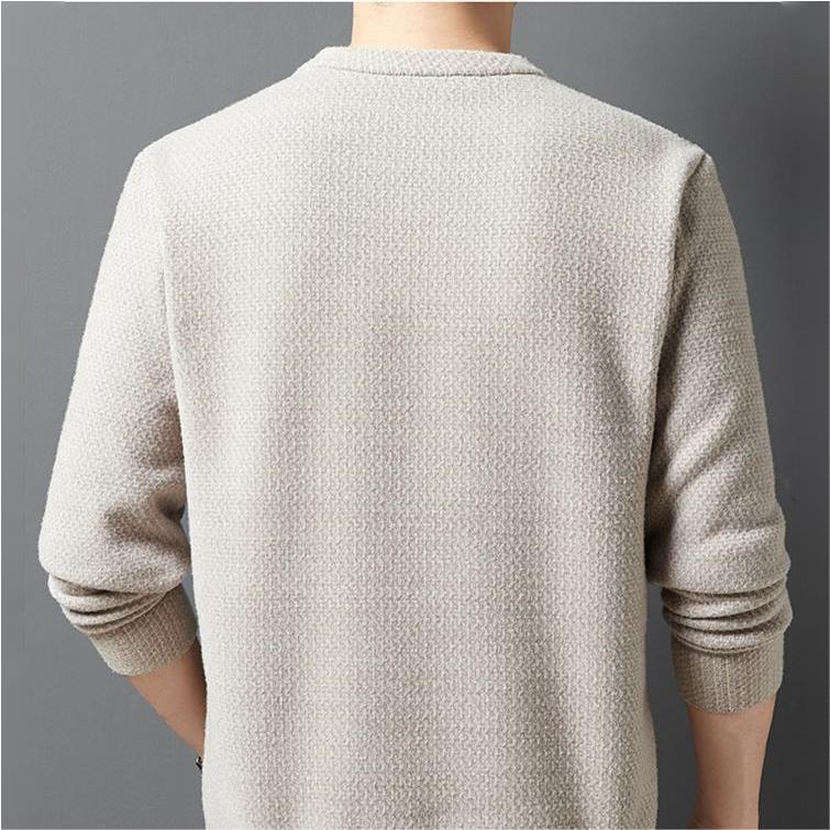 Men's Warm Cozy Lined Crewneck Top