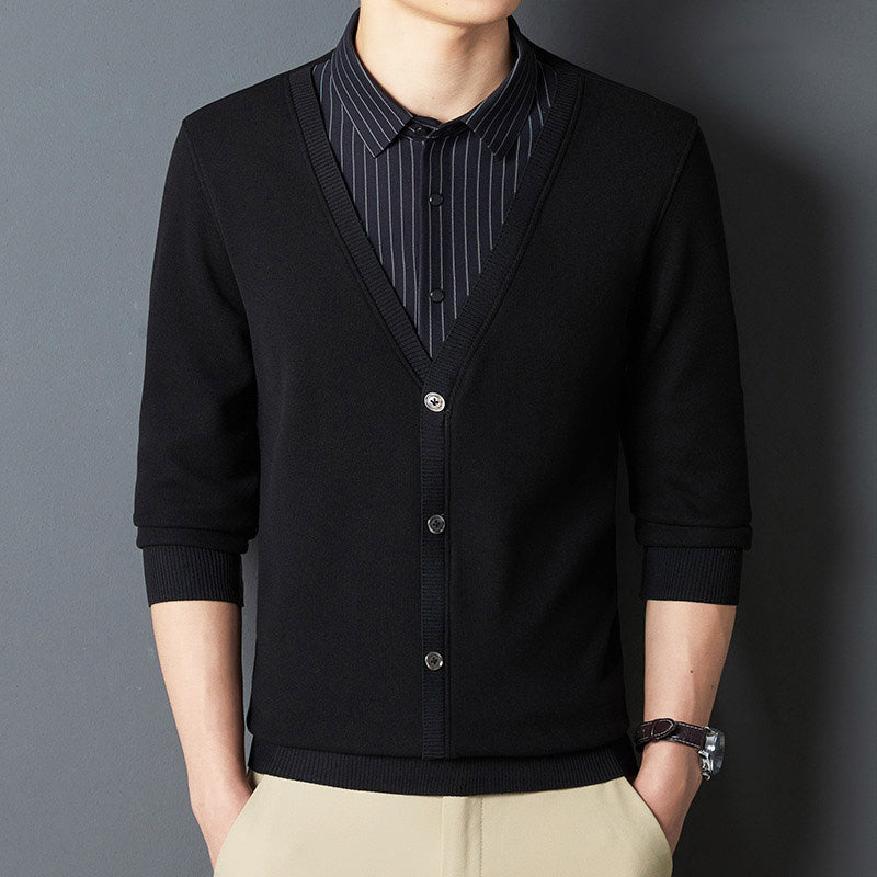 🔥Men’s Business Casual Thermal Cardigan——Free Shipping