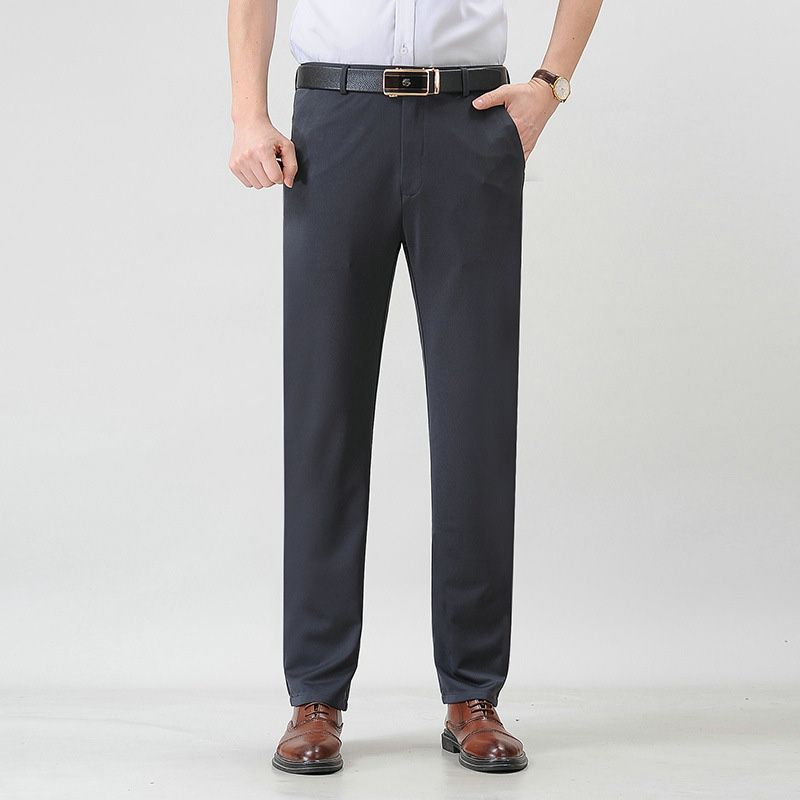 Men’s Fashionable Stretch Plush-lined Suit Pants