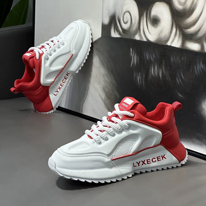 Men's lightweight breathable shock-absorbing platform shoes