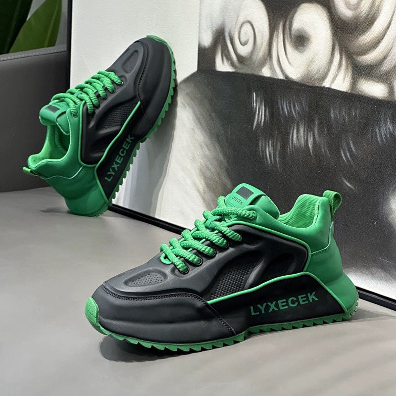 Men's lightweight breathable shock-absorbing platform shoes