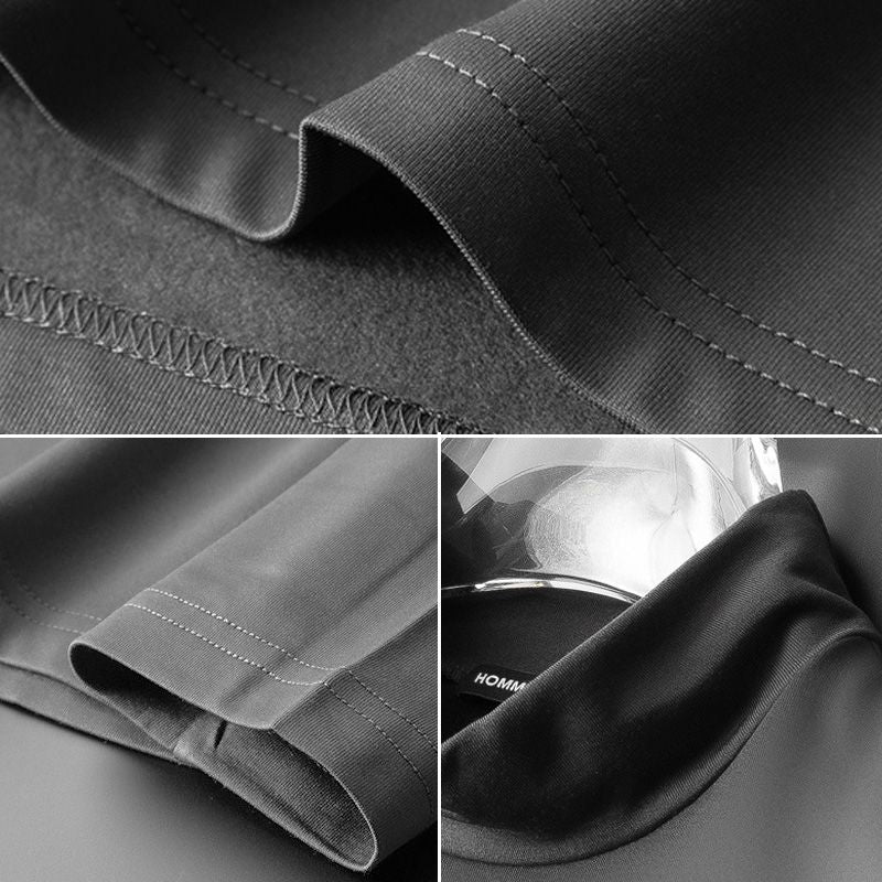 Men's Silky Smooth Wrinkle-free Long-sleeve T-shirt