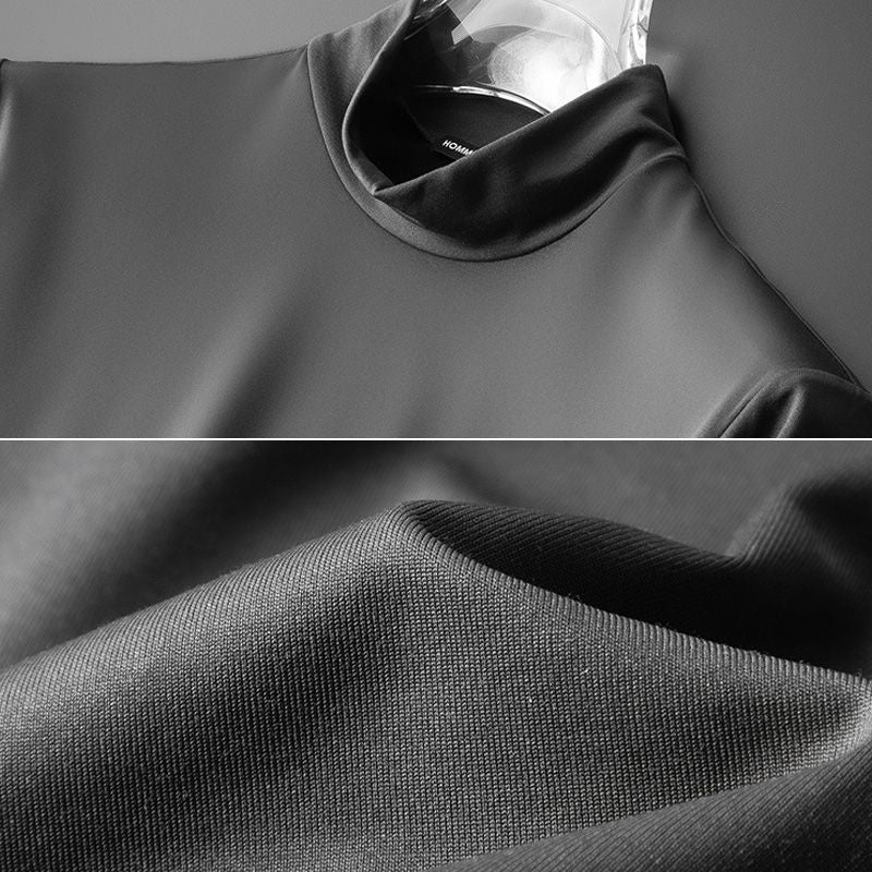 Men's Silky Smooth Wrinkle-free Long-sleeve T-shirt