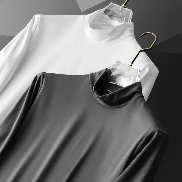 Men's Silky Smooth Wrinkle-free Long-sleeve T-shirt