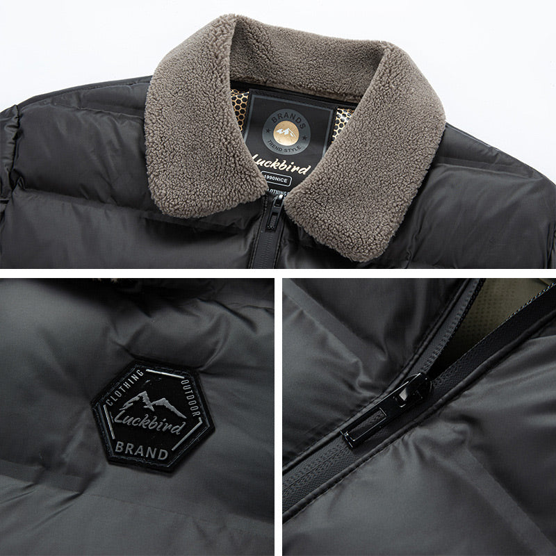 ❄️Men's Lapel Cotton Padded Jacket -👍Warm and Waterproof!