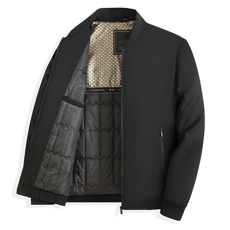 🔥Free Shipping🔥Fashionable Men's Winter Warm Jacket with Zipper Pockets