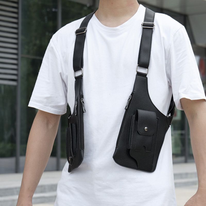 🎒Men's Anti-Theft Multi-Pocket Double-shoulder Bag